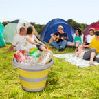 2 Pack Collapsible Plastic Bucket With 1.32 Gallon (5L) Each, Foldable Round Tub, Space Saving Outdoor Waterpot For Garden Or Ca