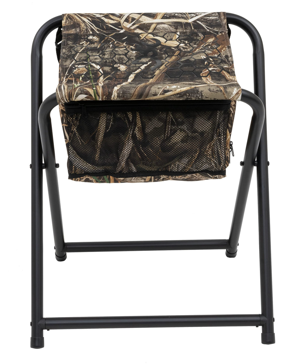 Browning Steadyready Hunting Chair - Compact And Foldable Steel Frame Stool With Exra-Wide Angled Anti-Slip Seat And Realtree Ma