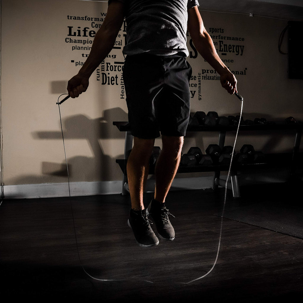 Fit Vikings Replacement Cable For Speed Jump Rope - 2 X 10Ft Replacement Cords - With Screws And End Caps