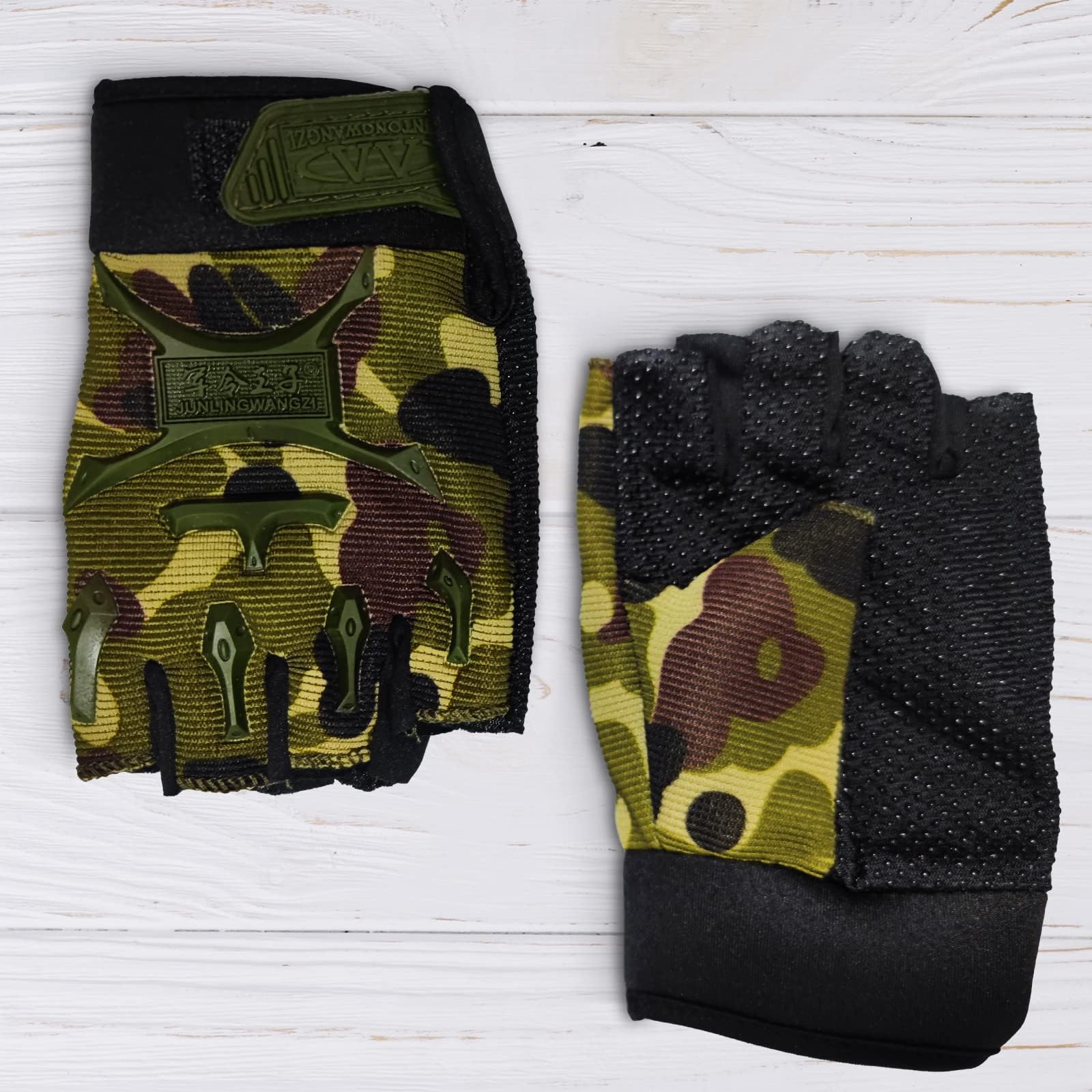 Lagarto Half Finger Children'S Motorcycle Gloves - Sports Half Gloves Cycling Gloves Small Kids Exercise Gloves Skating Gloves -