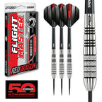 Red Dragon Sidewinder 25G Flightmaster - Tungsten Steel Darts Set With Flights And Shafts
