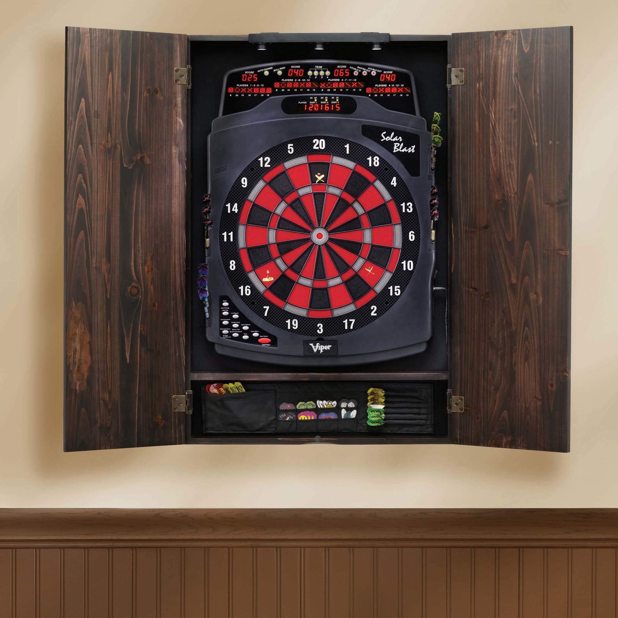 Viper Shadow Buster Dartboard Cabinet Mounted Display Light, With Ac Adapter,Black.