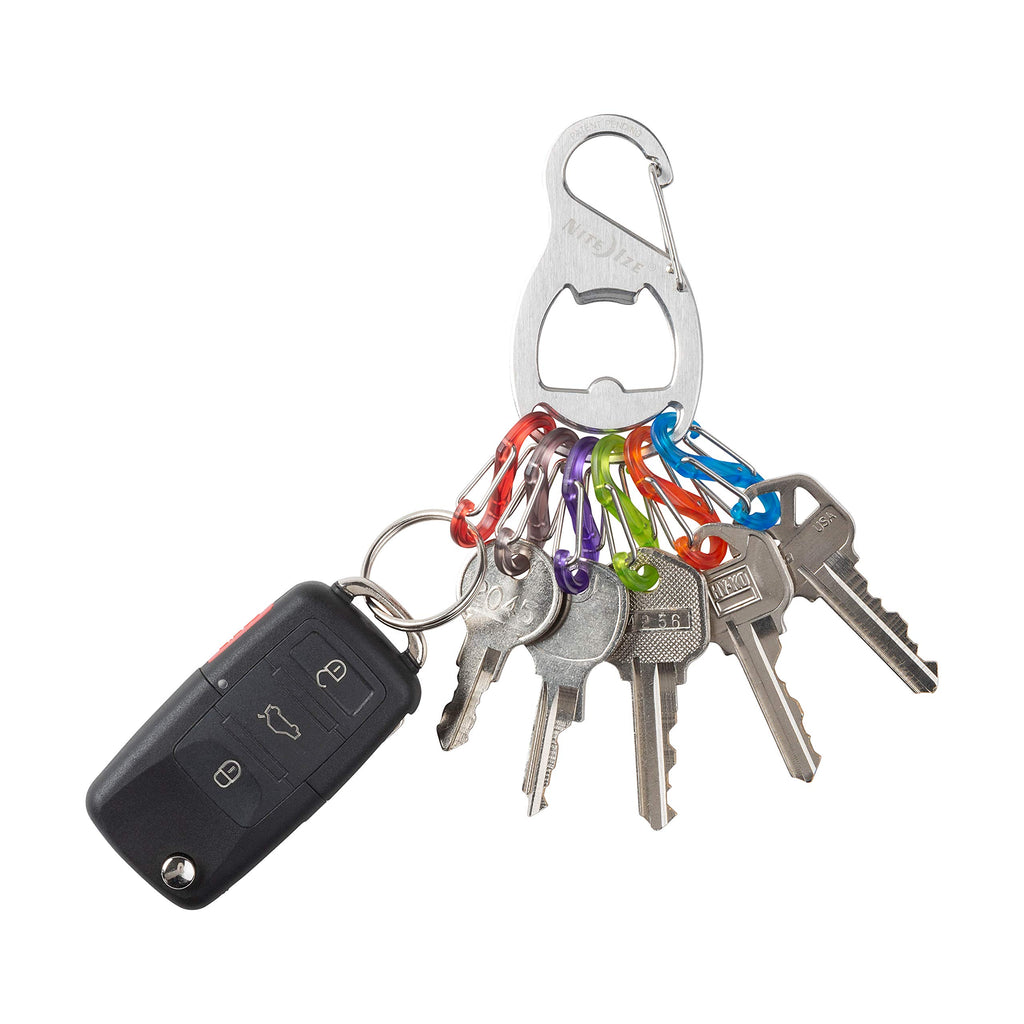 Nite Ize Krb2-11-R6 Keyrack S-Biner-Stainless Steel, Stainless
