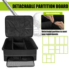 Weliday 2 Layer Golf Trunk Organizer, Golf Car Locker With Separate Ventilated Compartment For 2 Pair Shoes, Golf Trunk Storage