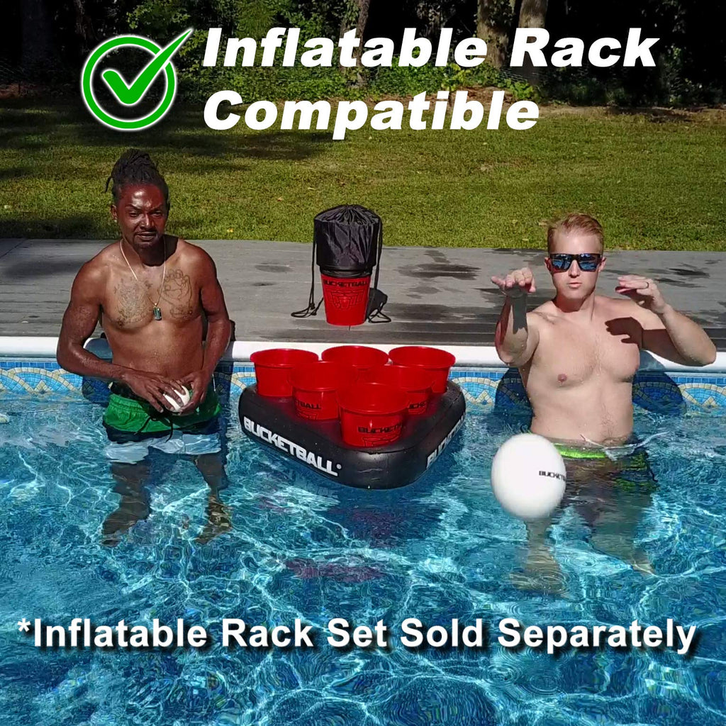 Bucket Ball  Beach Edition Starter Pack  Ultimate Beach, Pool, Yard, Camping, Tailgate, Bbq, Lawn, Water, Indoor, Outdoor Game -