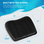 Anti Slip Kayak Seat Cushion Ideal Waterproof Seat Pad For Sit In Kayak, Inflatable Kayak, Canoe And Boat. Comfort Accessories F