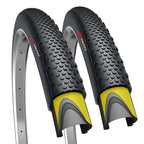 Fincci Pair 700 X 38C Tires 40-622 With 1Mm Antipuncture Protection For Gravel Cycle Electric Cyclocross Mtb Cross Hybrid Bike B