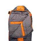 Stansport Glacier Mummy Sleeping Bag 3.1 Lb, Orange, 86'' L X 34'' W