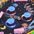 Merchant Ambassador Pac-Man Arcade Pro Pinball - Light & Sound Tabletop Game, Vibrating Bumbers, Flashing Leds, Scoreboard, Lice