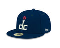 NBA Washington Wizards Mens Official 59FIFTY Fitted Cap, 7.375, Navy