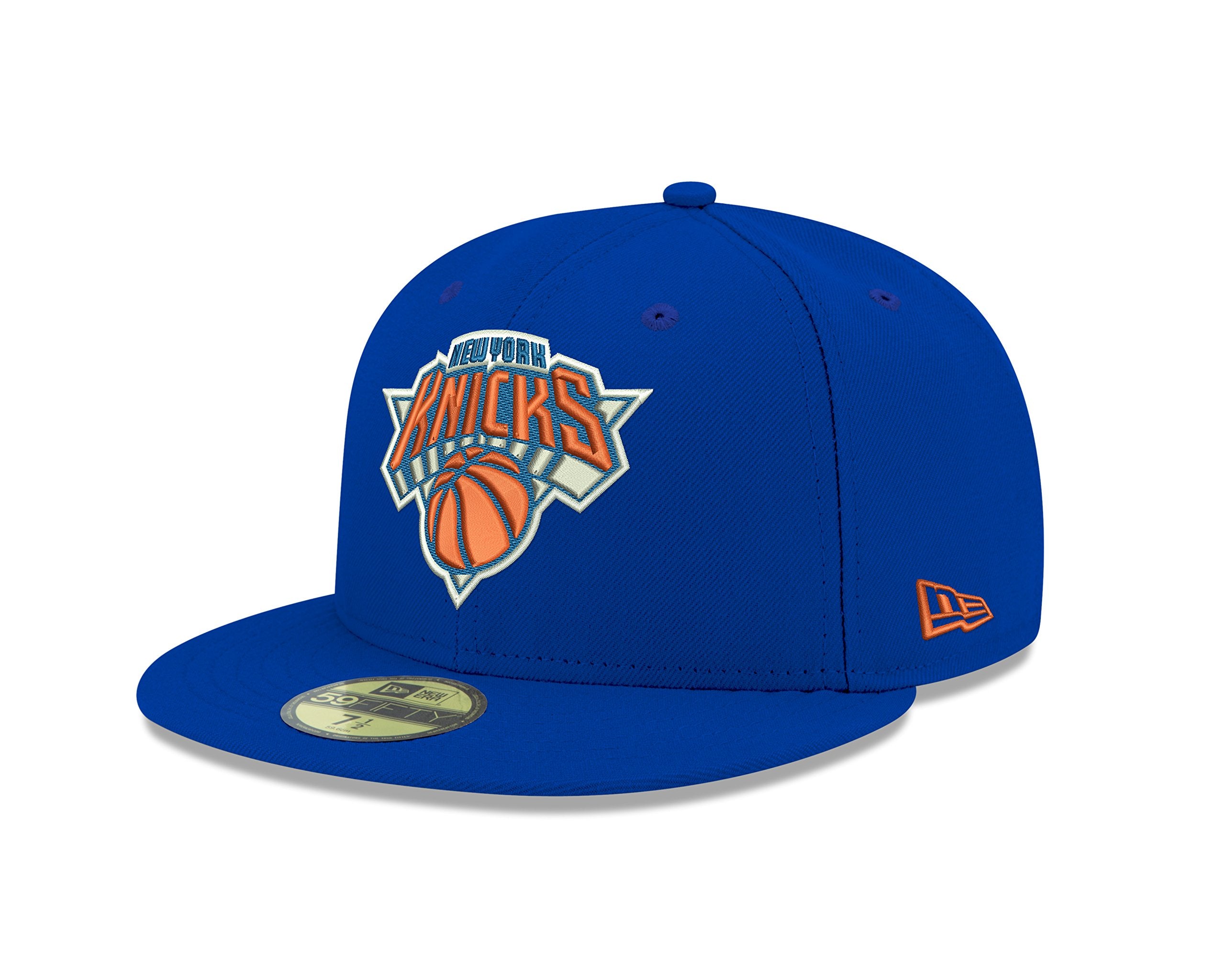 NBA New York Knicks Mens Official 59FIFTY Fitted Cap, 7.125, Royal