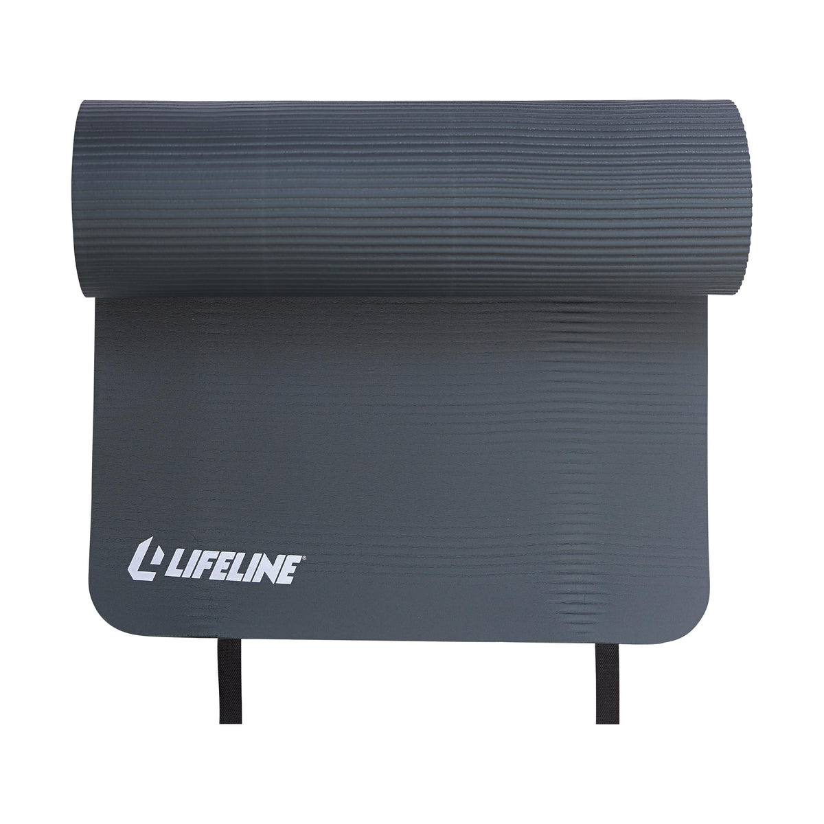 Lifeline Exercise Mat Pro Extra Thick 72inch X23inch X 5/8inch Charcoal