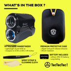 Tectectec Vpro500 Golf Rangefinder With High-Precision, Laser Range Finder Binoculars With Pinsensor And Battery, Golf Accessori