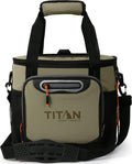 Titan Deep Freeze 24 Can Insulated Bucket Tote Cooler, Moss