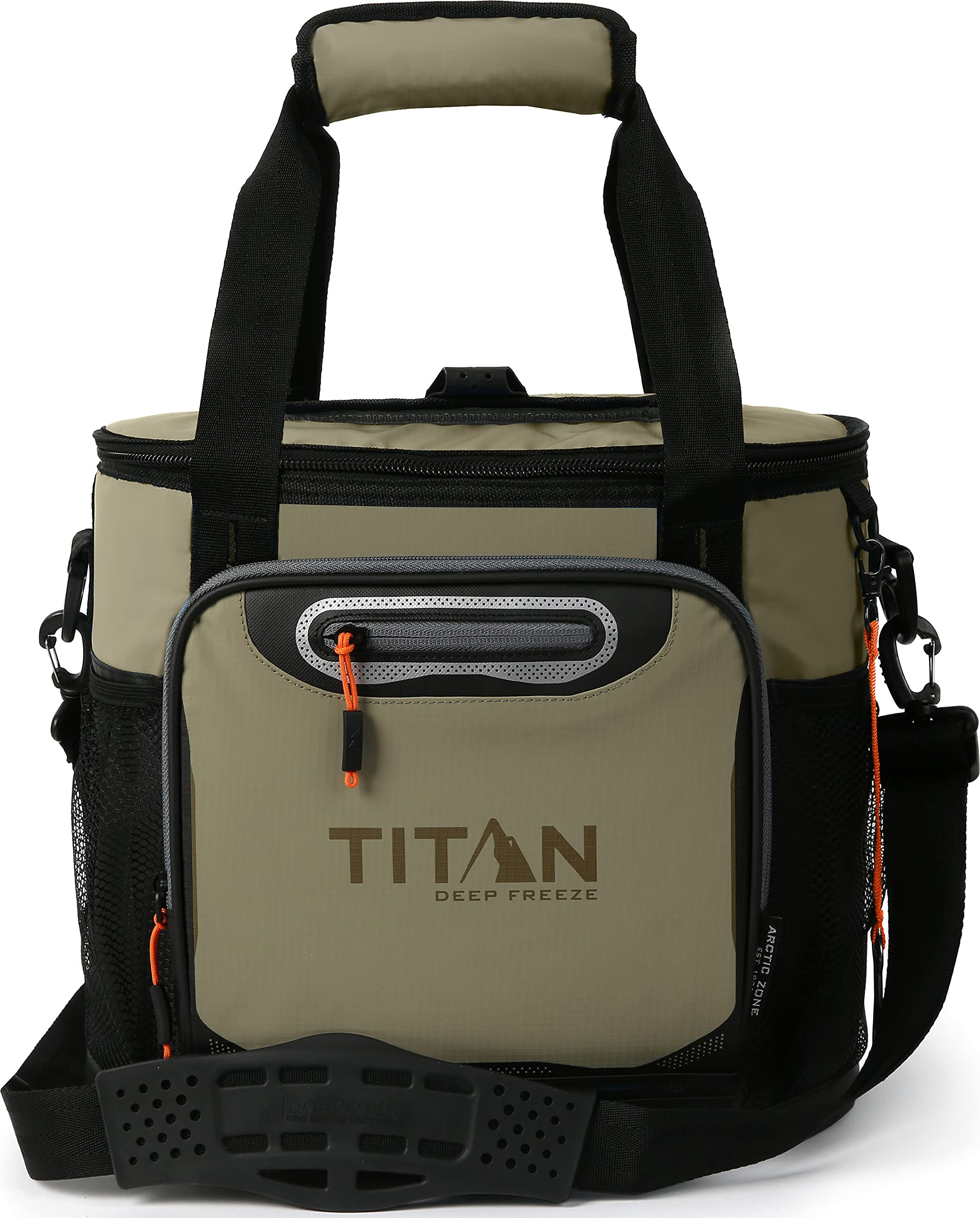 Titan Deep Freeze 24 Can Insulated Bucket Tote Cooler, Moss