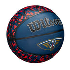 Wilson Nba Team Graffiti Basketball - New Orleans Pelicans, Size 7-29.5''