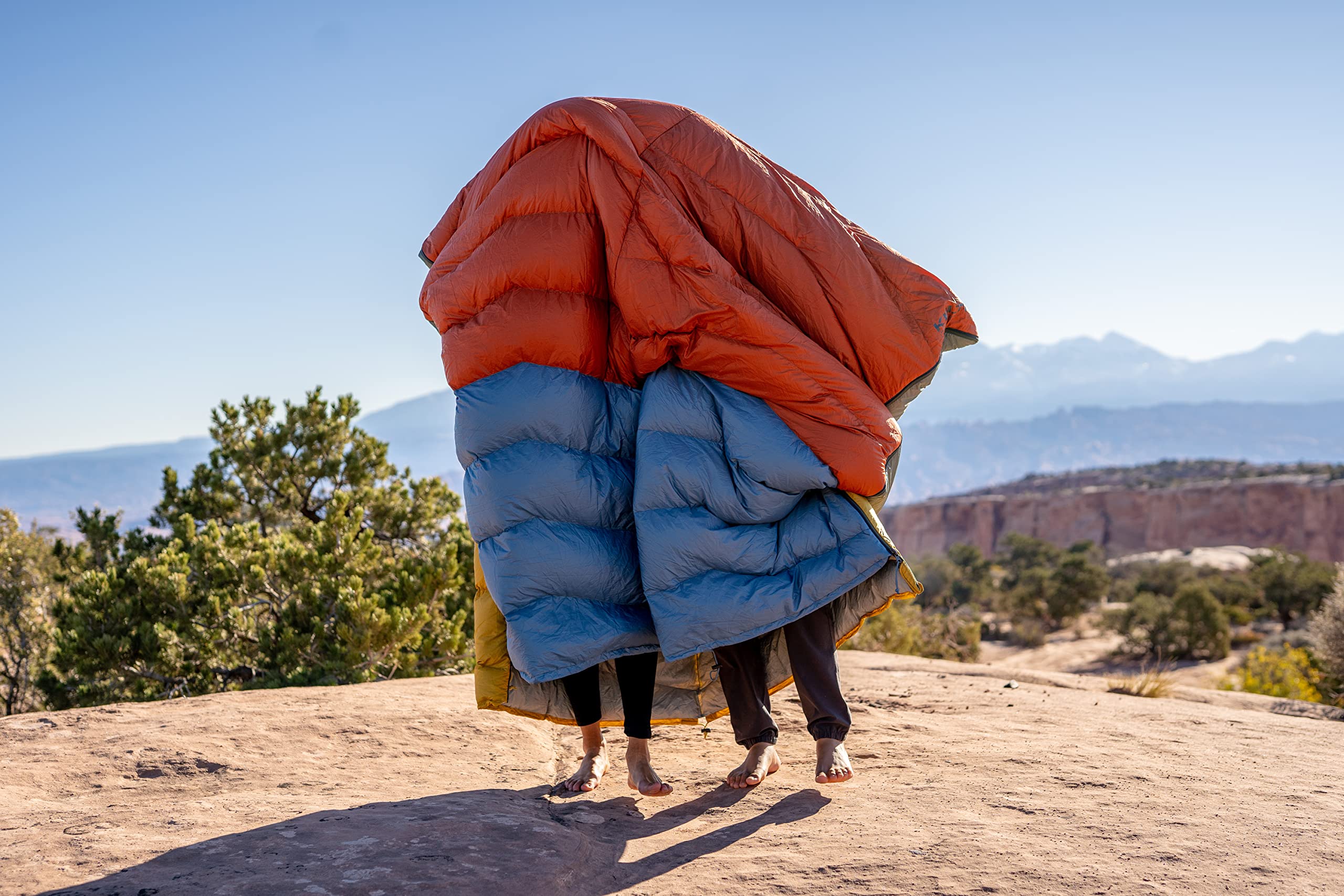 Kelty Galactic Down 30 Degree Sleeping Bag, 550 Fill Power Rds Trackable Down, Backpacking And Camping, Zip Together For 2P Slee