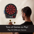 Viper 797 Electronic Dartboard, Quick Access To 301 And Countup From Button Interface, Extended Catch Ring, 11 Square Inch Score