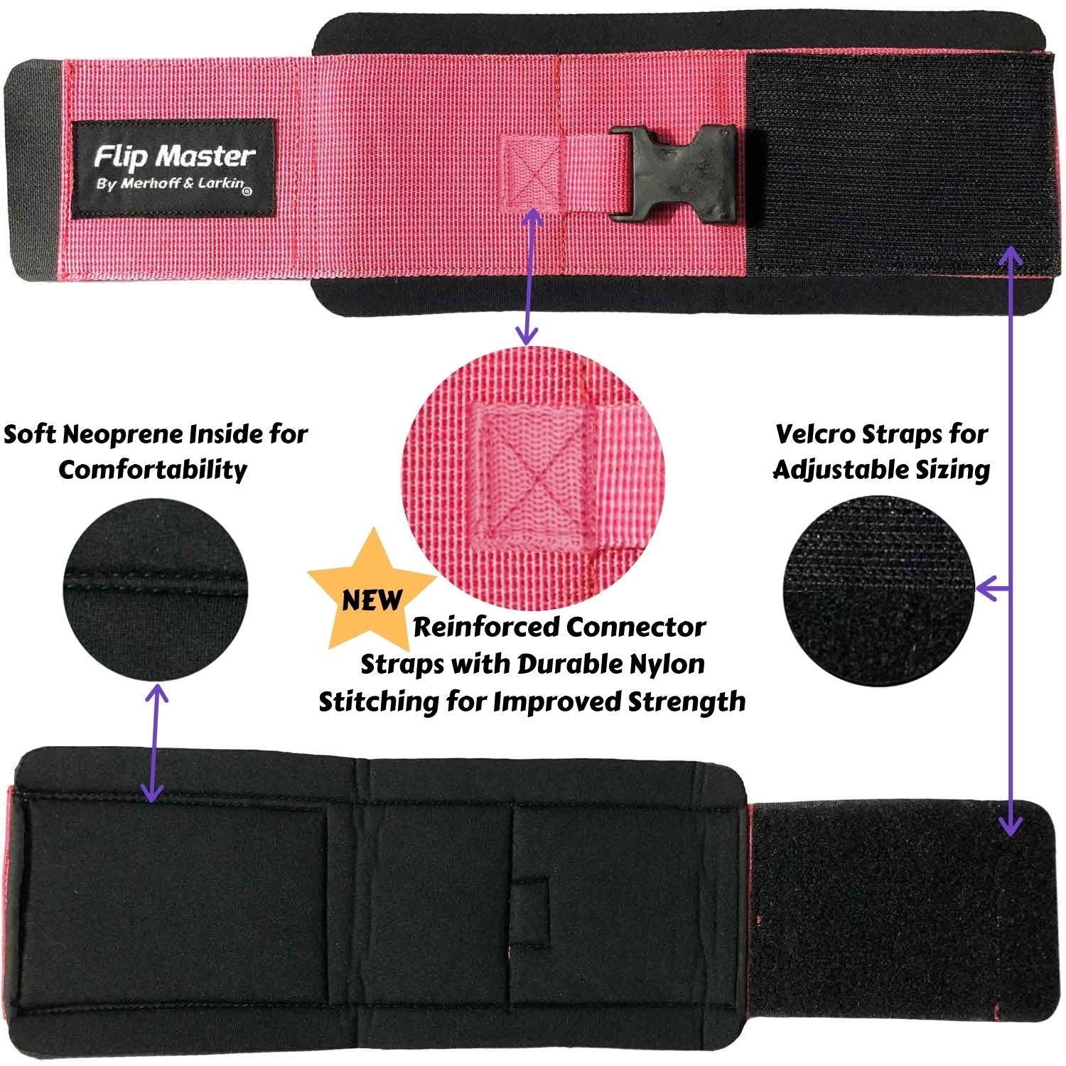 Flip Master Ankle Straps Tumbling Trainer  Gymnastics & Cheerleading Equipment For Back Flip/Tuck & Handspring Form  Adjustable