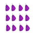 Windy City Novelties 12 Pack Purple Cheerleader Pom Poms  Cheerleading Supplies Team Spirit Team Colors Sporting Events Hallowee