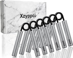 Xzyppci Metal Grip Strength Trainer 6Pack,50-300Lb Hand Gripper Set,Non-Slip Heavy-Duty Wrist Forearm Strengthener,Hand Grip Str