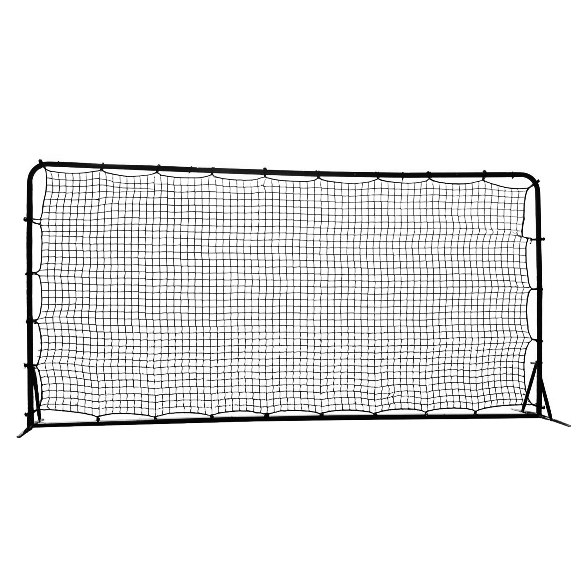 Trigon Sports Soccer Rebounder Net, 6 x 12 Bounce Back Net Soccer Goals for Backyard, Easy Setup, Kick Back Trainer for Passing,