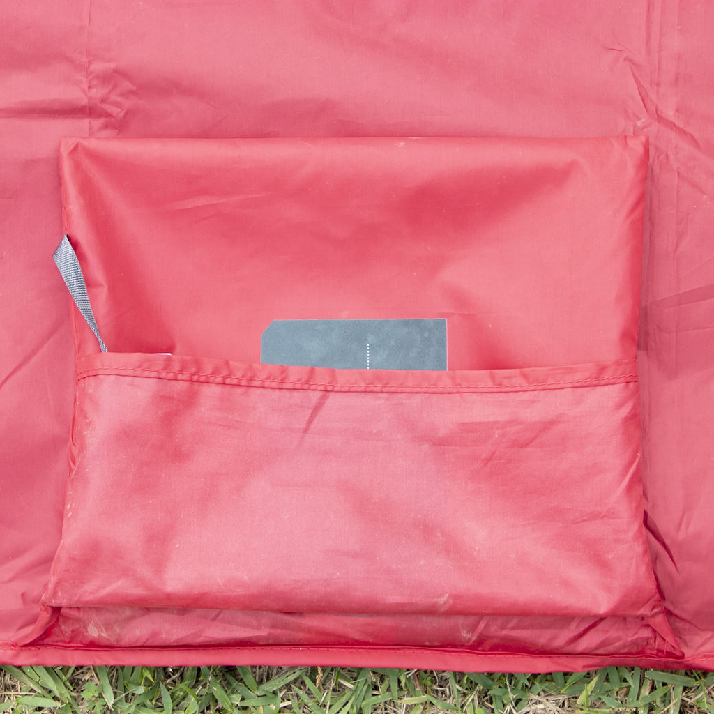 Msr Universal 6-Person Tent Footprint Tarp, Large - 117 X 97 Inches, Red