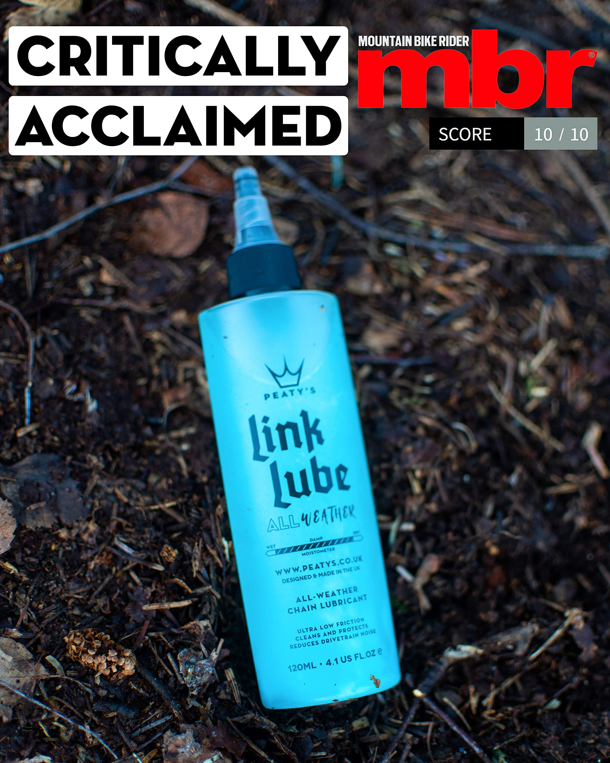 Peatys Linklube All-Weather Bicycle Chain Lubricant, 120Ml 4 Oz