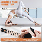 INDEPANDIA Wrist & Ankle Weights for Women and Men, 4lbs Pair Adjustable Silicone Weighted Bangles for Arm & Leg Workouts, Perfe
