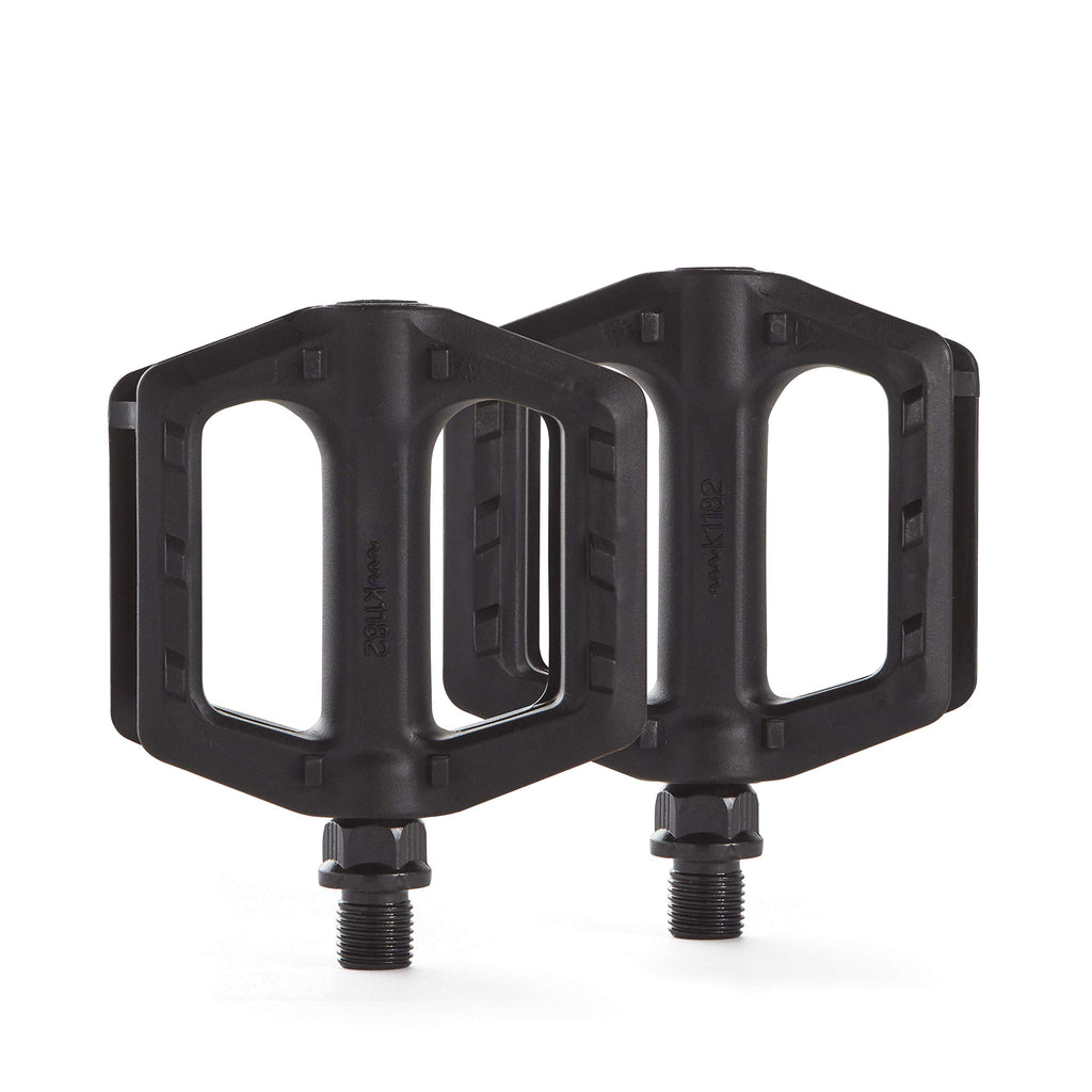 Bw Youth Bicycle Pedals - Kids Sized Bike Pedals With 1/2 Spindle - Black