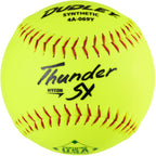 Dudley12 USASB Thunder Hycon Slowpitch Synthetic Softball - 12 Pack