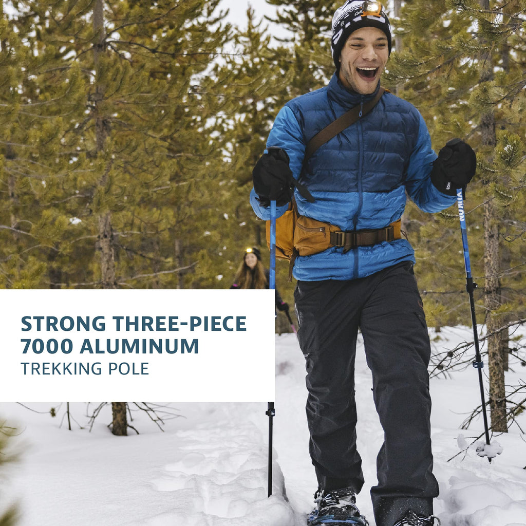 Yukon Charlies Advanced Trekking Poles, Fast Lock Adjustment System, Trekking And Snow Baskets Included
