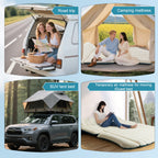 Ciremiv Double-Sided-Thick Flocked Suv Air Mattress Built-In Pillow With Pump Car Mattress | Leakproof Comfortable Durable Car A
