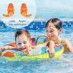 Waterproof Swimming Ear Plugs For Kids, 3 Pairs Soft Silicone Reusable Earplugs, Ear Protection For Showering Swimming For Child