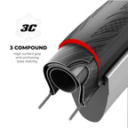 Vittoria Rubino Pro Iv Graphene 2.0 - Performance Road Bike Tire - Tubeless Ready Bicycle Tires (700X25C, Full Black)