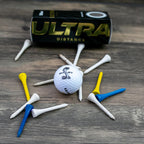 Carroll Shelby Three Pack Wilson Ultra 500 Distance Golf Balls With Shelby Split Snake Logo