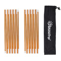 Azarxis Tent Pole Repair Kit Splint Support Kit Replacements Aluminum Rod Adjustable Replacement Poles Accessories For Camping H