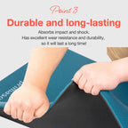 Primasole Yoga Mat Eco-Friendly Material 1/2''(10Mm) Non-Slip Yoga Pilates Fitness At Home & Gym Twin Color Jango Green/Black Ps