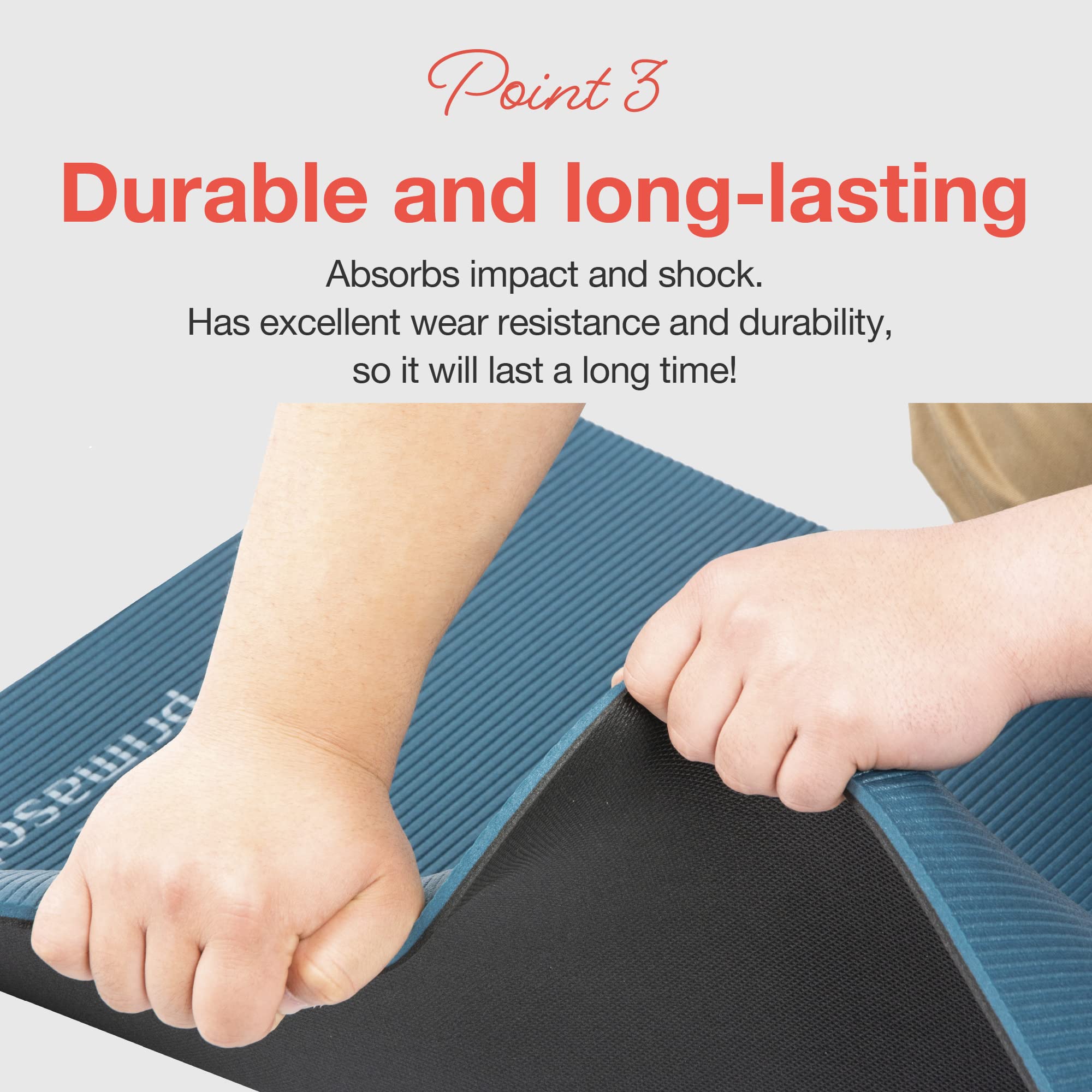 Primasole Yoga Mat Eco-Friendly Material 1/2''(10Mm) Non-Slip Yoga Pilates Fitness At Home & Gym Twin Color Jango Green/Black Ps