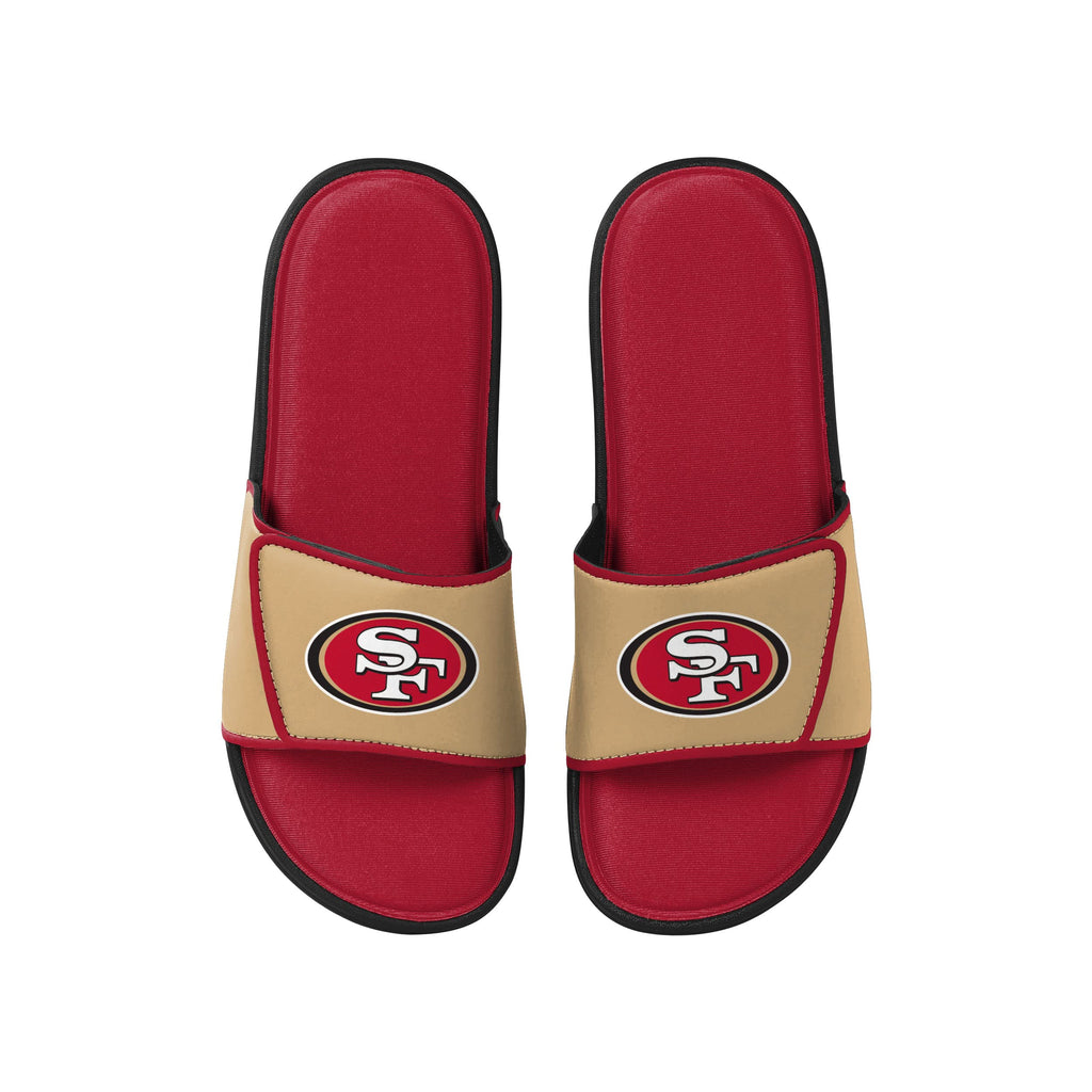 FOCO San Francisco 49ers NFL Mens Foam Sport Slide - L