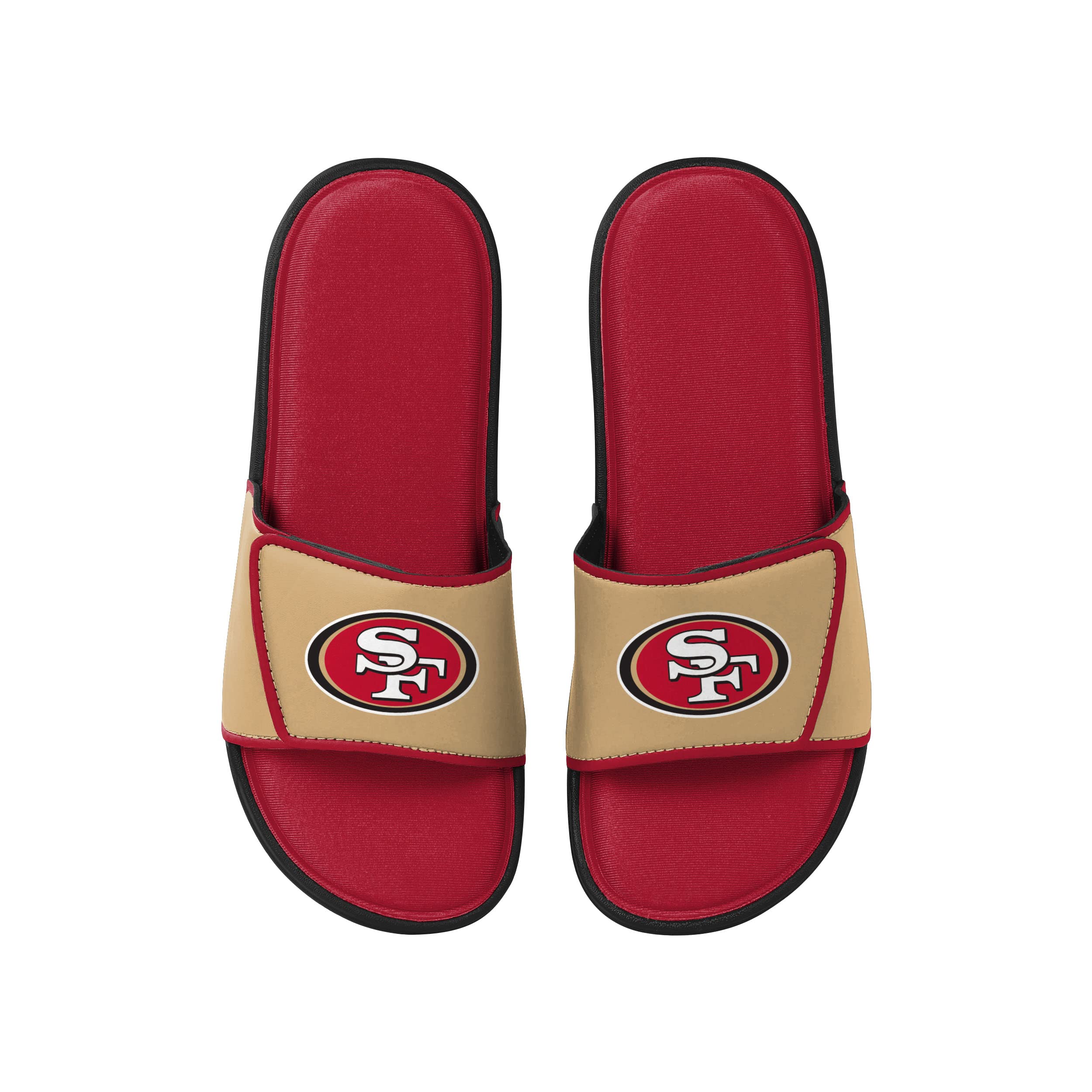 FOCO San Francisco 49ers NFL Mens Foam Sport Slide - L