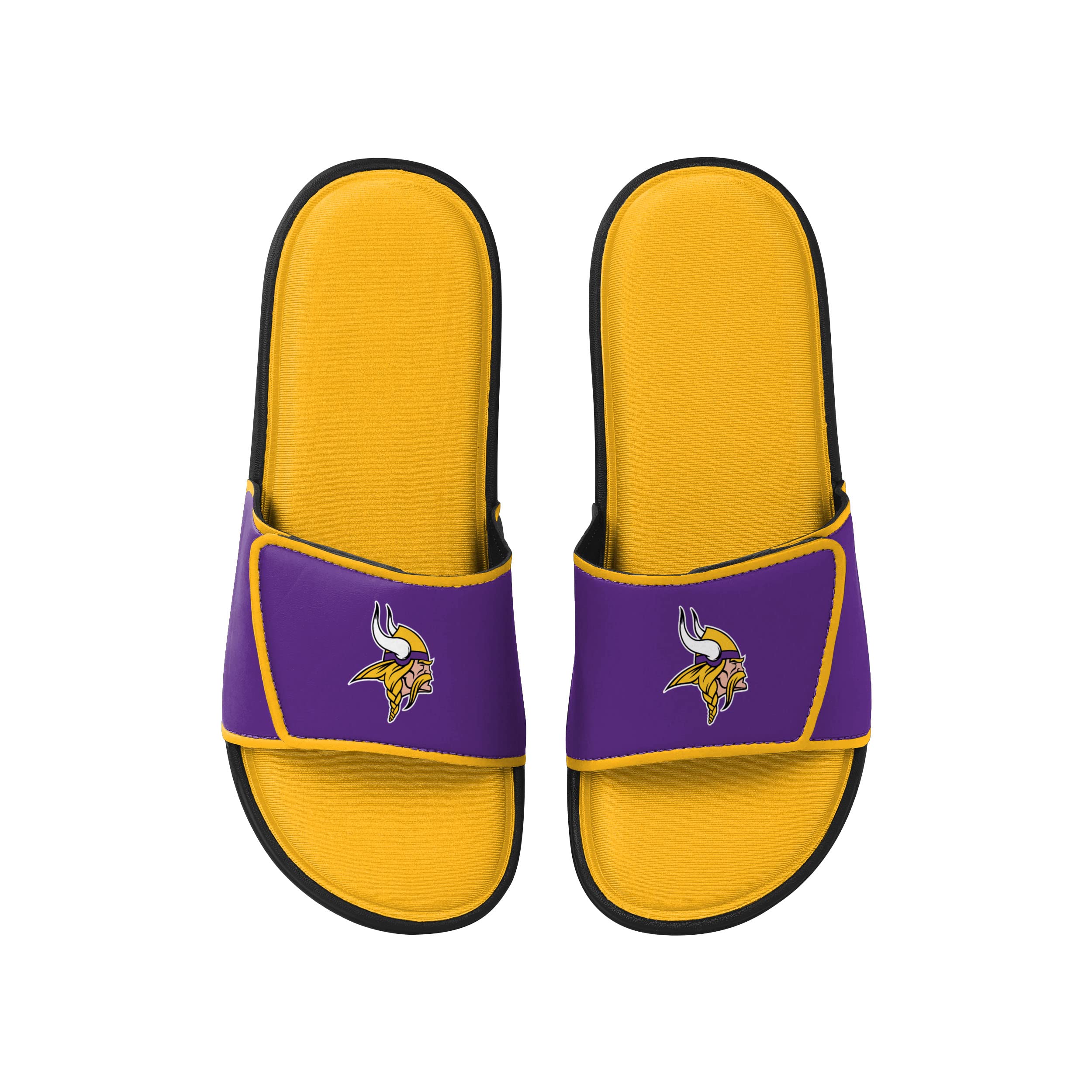 FOCO Minnesota Vikings NFL Mens Foam Sport Slide - XL