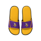 FOCO Minnesota Vikings NFL Mens Foam Sport Slide - L
