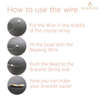 Beadnova 06Mm Bracelet String Clear Craft Wire Stretch String Cord For Jewelry Making Beading Thread Elastic String Cord (100M)