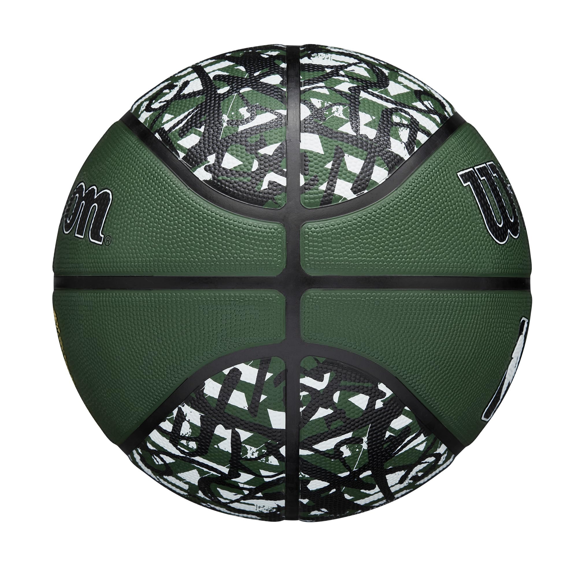 Wilson Nba Team Graffiti Basketball - Milwaukee Bucks, Size 7-29.5''