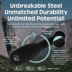 Retrospec Steel Club SC- 5lb for Men & Womens Strength Training & Full Body Workouts , Matte Black