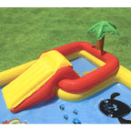 Intex 57454Ep 100-Inch X 77-Inch Inflatable Ocean Children'S Play Center Outdoor Backyard Kiddie Pool And Game Set