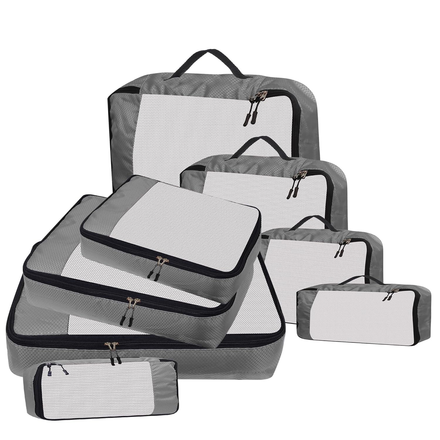 Gomajo Packing Cubes For Travel Organizer Clothes Laundry Compression Suitcase Luggage Storage Travelling Pouches Bags Organiser