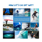 Dizokizo 5Mm Wetsuits For Men Neoprene Long Sleeve Full Diving Surfing Suit