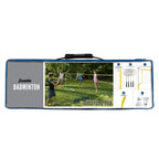 Franklin Sports Badminton Set - Backyard + Beach Badminton Net Set - Rackets And Birdies Included - Portable 4 Player Badminton